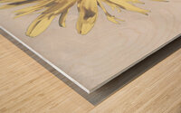 Abstract Calming Daisy Flower Wood print