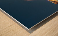 The Majestic Ortler Mountain Range in the European Alps during Beautiful Sunrise Wood print