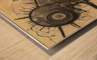 Steampunk art Wood print