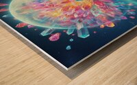 Moon Tree Wood print