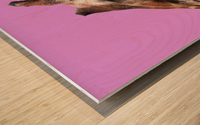 PinkGiraffe Wood print