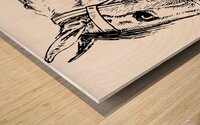 76 Wood print