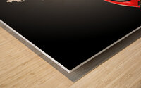 Ferrari F12 B Wood print