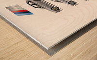 BMW M3 Poster 04 Wood print