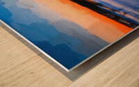 Blue Sunset Mangroves X1 1 Wood print