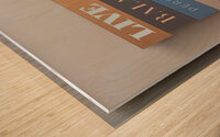 Books Wood print