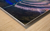 Impressionistic River Side Tunnel Walk Way in the Scottish Highlands  Wood print