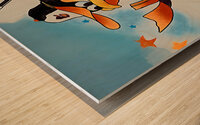 1985 baltimore orioles cartoon art Wood print
