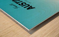 Austin Texas11 Wood print