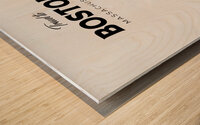 Boston Massachusetts3 Wood print