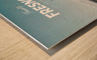 Fresno California Wood print
