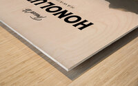 Honolulu Hawaii Wood print