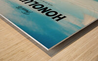 Honolulu Hawaii8 Wood print