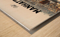 Manhattan New York4 Wood print