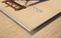 San Francisco California24 Wood print