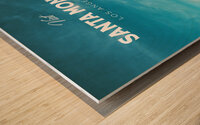 Santa Monica Los Angeles4 Wood print