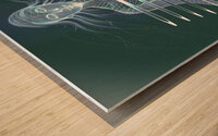 Blissful Conductivity  Wood print