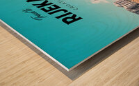 Rijeka Croatia Wood print