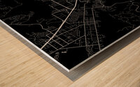 Murrieta California City Map Print Wood print