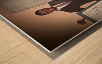 The Future is Bright Wood print