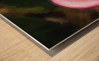 Pink Heart Calla Lilly X100 Wood print