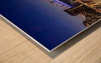Picturesque evening impression from Vancouver Wood print