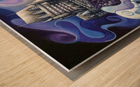 Sous le charme Wood print