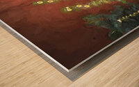 Along Canyon Road Santa Fe X101 Wood print