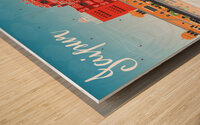 Jaipur India City Skyline Print Wood print