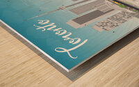 Toronto Ontario City Skyline Print Wood print