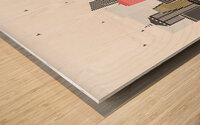 New York Skyline Print Wood print
