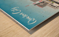 Quezon City Philippines City Skyline Print Wood print