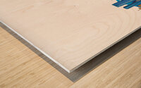 Vancouver British Columbia City Skyline Print Wood print