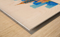 Bangalore India City Skyline Print Wood print