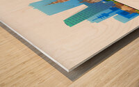 Lille France City Skyline Print Wood print