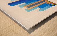 Hanoi Vietnam City Skyline Print Wood print