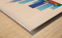 Perth Australia City Skyline Print Wood print