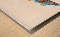 Portugal Skyline Print Wood print