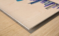 Tianjin China City Skyline Print Wood print