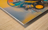 City on her mind 2 Wood print