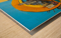 City on her mind Wood print