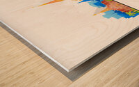 Phuket Thailand City Skyline Print Wood print