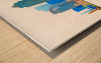 Addis Ababa Ethiopia City Skyline Print Wood print