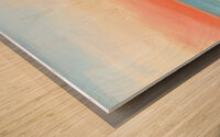 Sunrise Over Sea Minimalist  2 Wood print