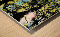 Birch Tree Canopy in Intelligent Art Wood print