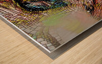Mosaic Gaze Wood print