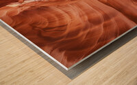 Sunbeam in Upper Antelope Canyon Arizona Wood print