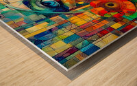 Abstract of a woman 6 Wood print