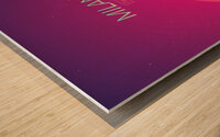 Milan Italy Travel Print Wood print