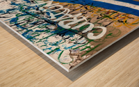 The understanding of peoples Wood print